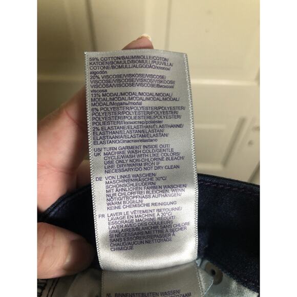 NYDJ Women’s AMI Skinny Legging Jeans Dark Wash Size O - Picture 10 of 12